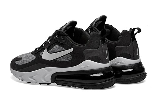 Nike Air Max 270 React Black, Vast Grey & Off White – תמונה 3