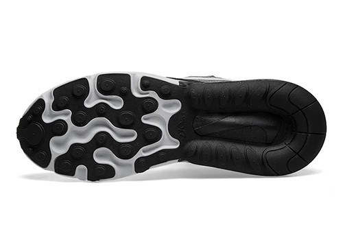 Nike Air Max 270 React Black, Vast Grey & Off White – תמונה 5