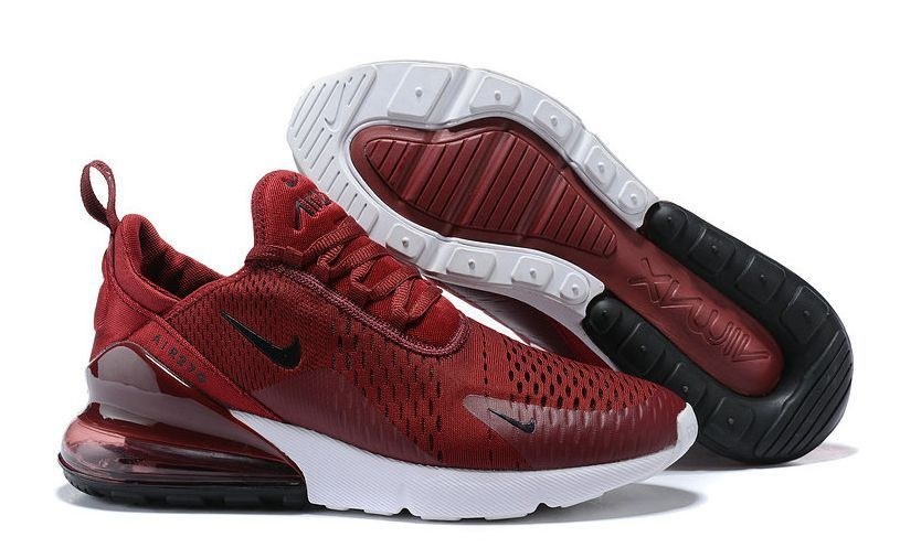 נעלי נייק-Nike Air Max 270 (Wine Red/Black/White) – תמונה 3