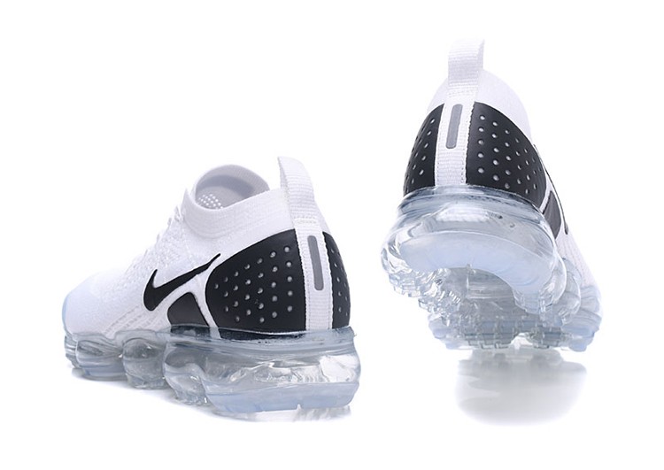 נעלי נייק-Nike Air VaporMax Flyknit 2.0W White Black – תמונה 4
