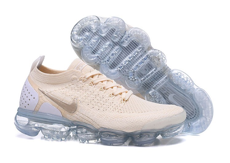 נעלי נייק-Nike Air VaporMax Flyknit 2.0W air Champagne Golden – תמונה 3