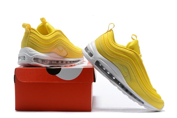 נעלי נייק-Nike Air Max 97 YELLOW WHITE – תמונה 6