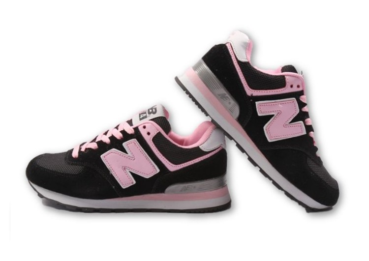 נעלי ניו באלאנס-New Balance 574 BLACK PINK – תמונה 3