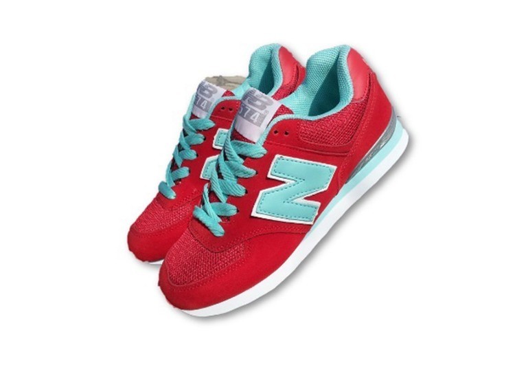 נעלי ניו באלאנס-New Balance 574 RED – תמונה 2