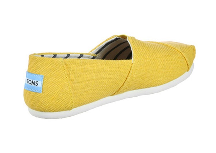 נעלי טומס-TOMS SHOES - CLASSIC YELLOW CANVAS – תמונה 2