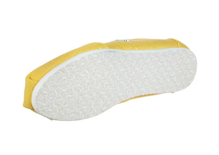 נעלי טומס-TOMS SHOES - CLASSIC YELLOW CANVAS – תמונה 3