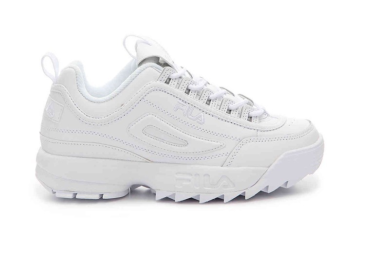 נעלי פילה-Fila Disruptor 2 Premium Athletic Shoes-WHITE – תמונה 2
