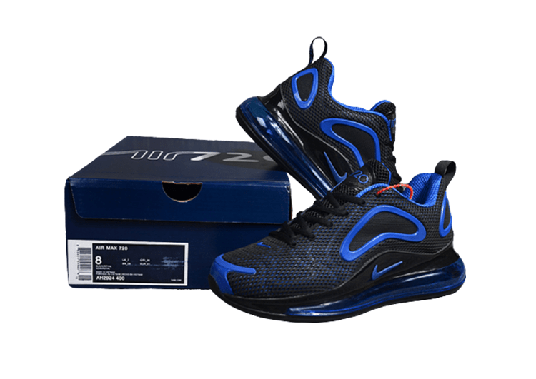 NIKE AIR MAX 720 BLUE - BLACK – תמונה 4
