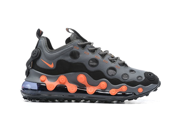 NIKE AIR MAX 720 ISPA BLACK - ORANGE LOGO – תמונה 2