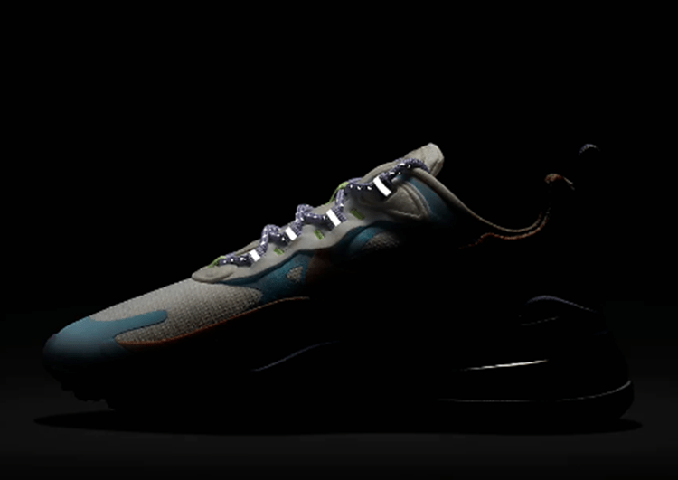 Nike Air Max 270 React SKY BLUE-LEMONADE – תמונה 7