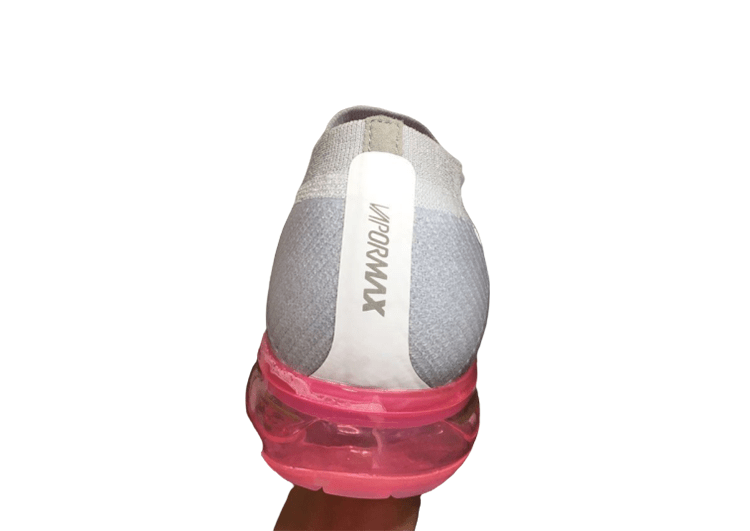 נעלי נייק-Nike Air Vapor Max Flyknit 2.0W LIGHT GRAY-WHITE LOGO – תמונה 8