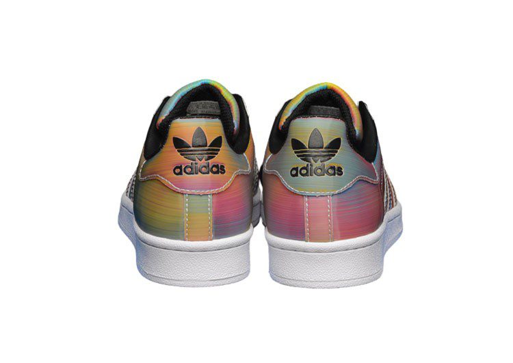 נעלי אדידס-ADIDAS Stan Smith - Black / White / Multi Color – תמונה 8