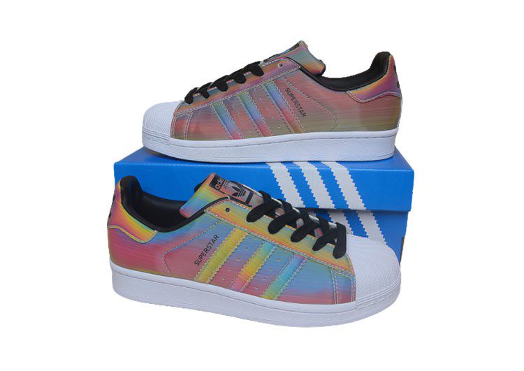 נעלי אדידס-ADIDAS Stan Smith - Black / White / Multi Color – תמונה 10