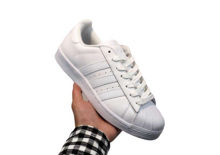 נעלי אדידס-ADIDAS Stan Smith - Shell Head Full White – תמונה 6