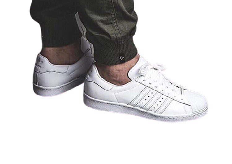 נעלי אדידס-ADIDAS Stan Smith - Shell Head Full White – תמונה 8