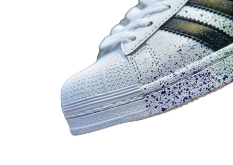 נעלי אדידס-ADIDAS Stan Smith - Shell Head Splash Ink – תמונה 5