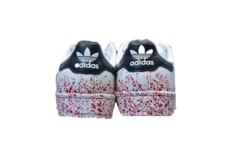 נעלי אדידס-ADIDAS Stan Smith - Shell Head Splash Ink – תמונה 3