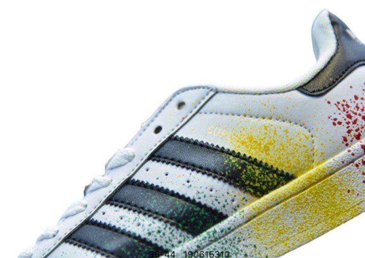 נעלי אדידס-ADIDAS Stan Smith - Shell Head Splash Ink – תמונה 6