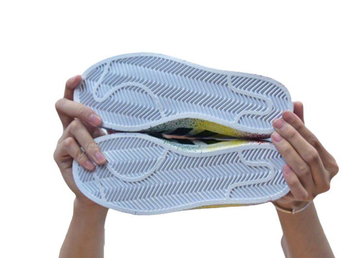 נעלי אדידס-ADIDAS Stan Smith - Shell Head Splash Ink – תמונה 8