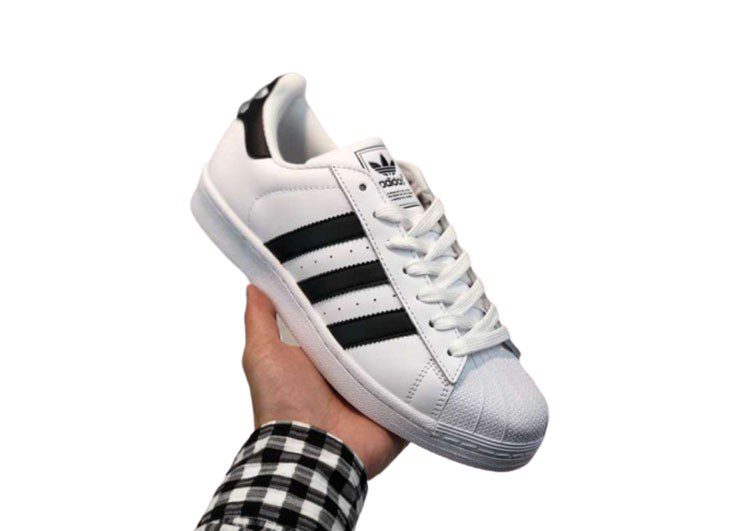 נעלי אדידס-ADIDAS Stan Smith - Shell Head White Black Label – תמונה 5