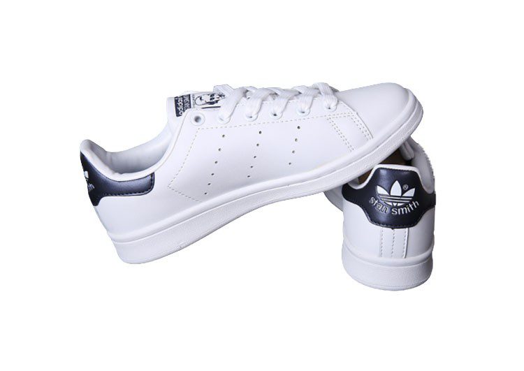 נעלי אדידס-ADIDAS Stan Smith - White Black Tail – תמונה 3