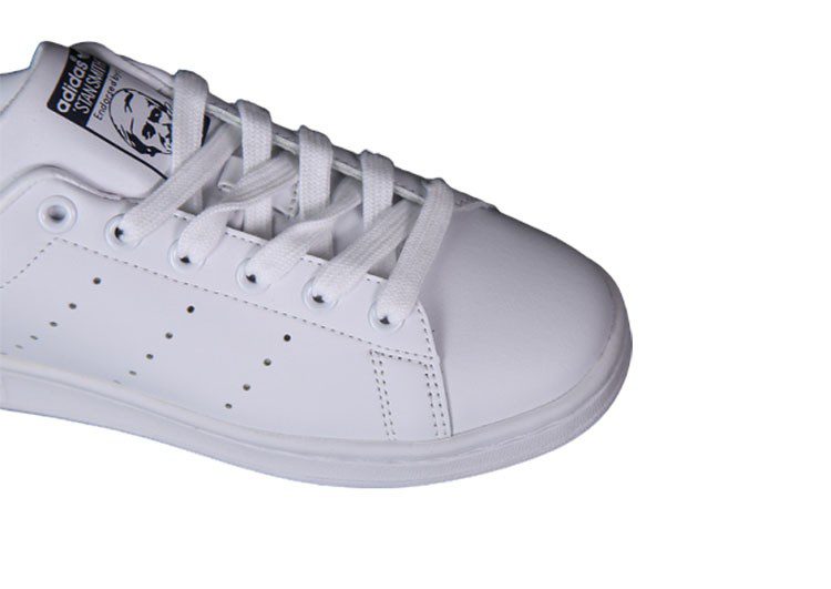 נעלי אדידס-ADIDAS Stan Smith - White Black Tail – תמונה 7