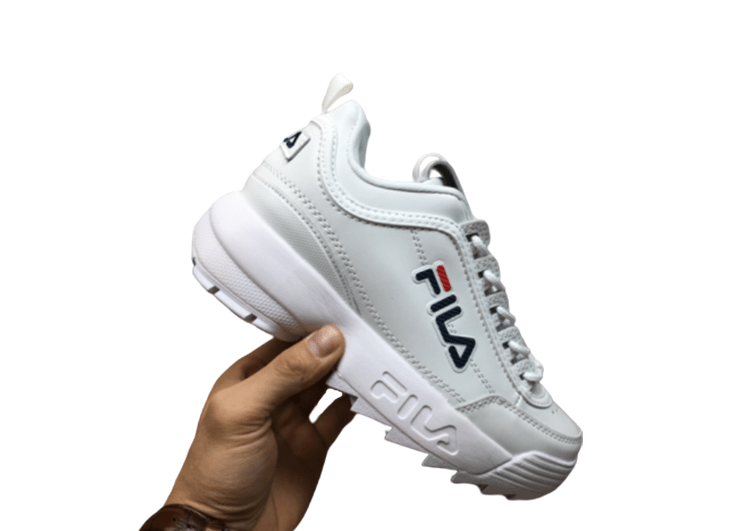 נעלי פילה-Fila Disruptor 2 Premium Athletic Shoes-LINK WATER-BLACK LOGO – תמונה 4