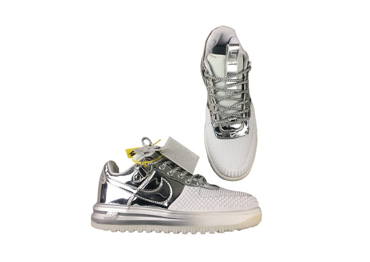 נעלי נייק-NIKE AIR LF1 DUCKBOOT WHITE- SILVER – תמונה 3