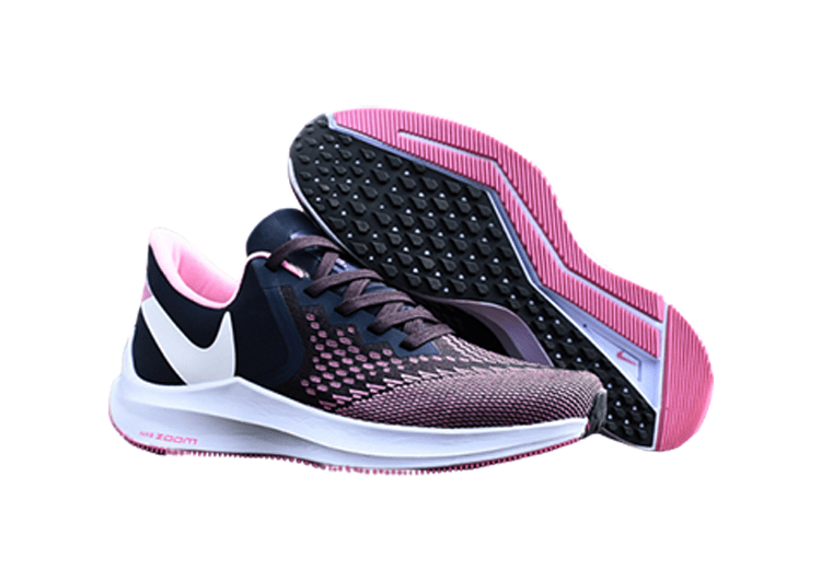 נעלי נייק-NIKE AIR ZOOM VOMERO W6-Black-Pale Violet Red – תמונה 7