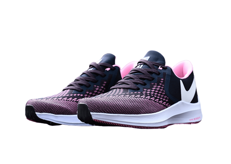 נעלי נייק-NIKE AIR ZOOM VOMERO W6-Black-Pale Violet Red – תמונה 4