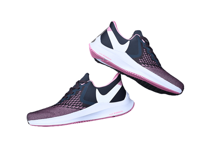 נעלי נייק-NIKE AIR ZOOM VOMERO W6-Black-Pale Violet Red – תמונה 3