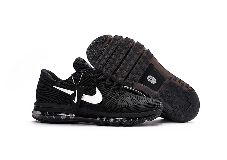 נעלי נייק-Nike Air Max 2017- BLACK- WHITE – תמונה 3