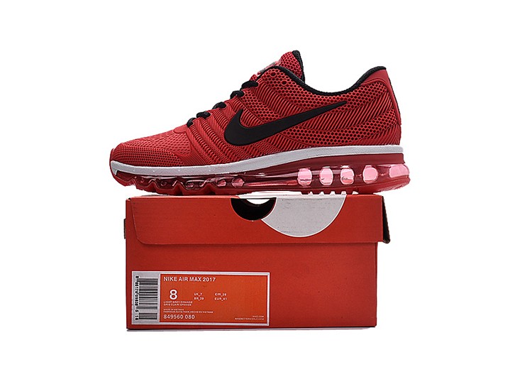 נעלי נייק-Nike Air Max 2017- FALU RED- HAITI – תמונה 3