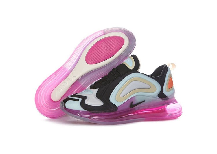 Nike Air Max 720 White & Black & Pink – תמונה 3