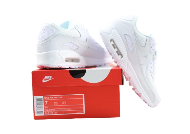 נעלי נייק-Nike Air Max 90 WHITE – תמונה 3