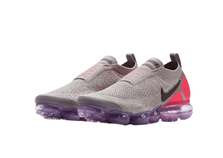 Nike Air Vapor Max Flyknit 2.0 DUSTY GREY- RADICAL RED – תמונה 2