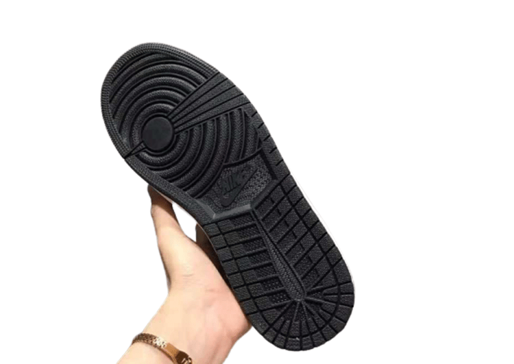 נעלי נייק-Nike air force 1 high BLACK- GOLDEN-WHITE – תמונה 5