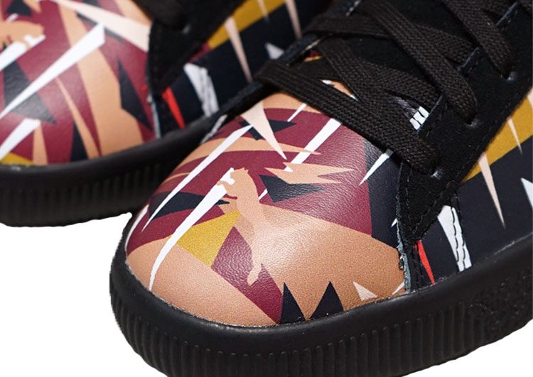 נעלי פומה-PUMA X NATUREL CLYDE 3D-Black-Tan – תמונה 5