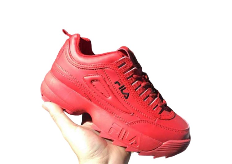 נעלי פילה-Fila Disruptor 2 Premium Athletic Shoes-RED – תמונה 2