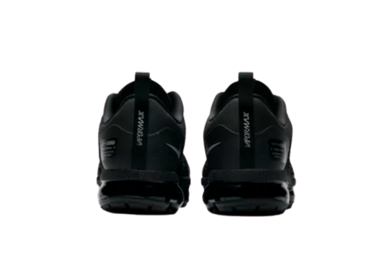 נעלי נייק-NIKE AIR VAPROMAX 2019 - BLACK-BLACK LOGO – תמונה 3