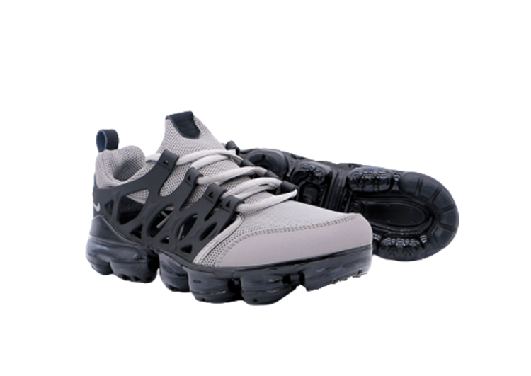 נעלי נייק-NIKE AIR VAPROMAX 2019 - BLACK-GRAY – תמונה 4