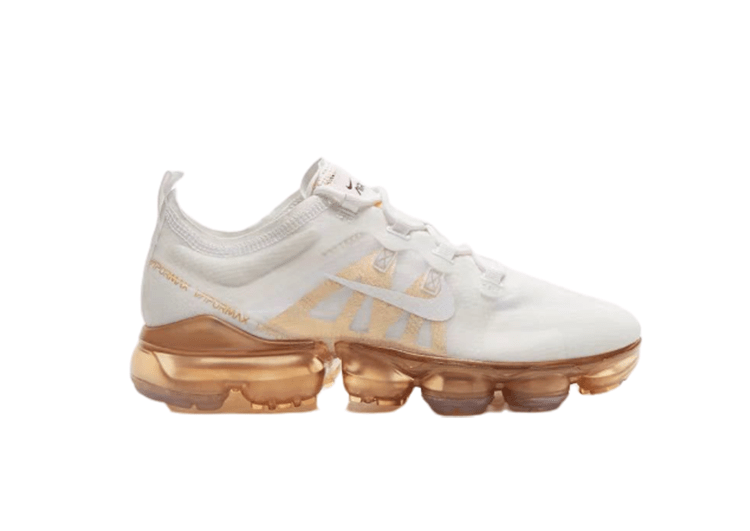 נעלי נייק-NIKE AIR VAPROMAX 2019 - CIGAR-WHITE LOGO – תמונה 3