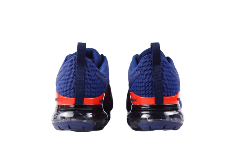 נעלי נייק-NIKE AIR VAPROMAX 2019 - DARK_BLUE - RED – תמונה 4