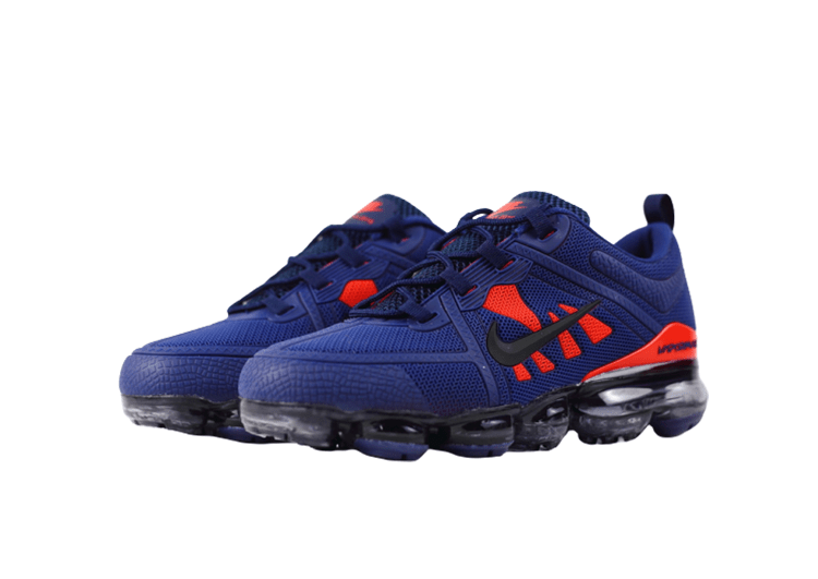נעלי נייק-NIKE AIR VAPROMAX 2019 - DARK_BLUE - RED – תמונה 6