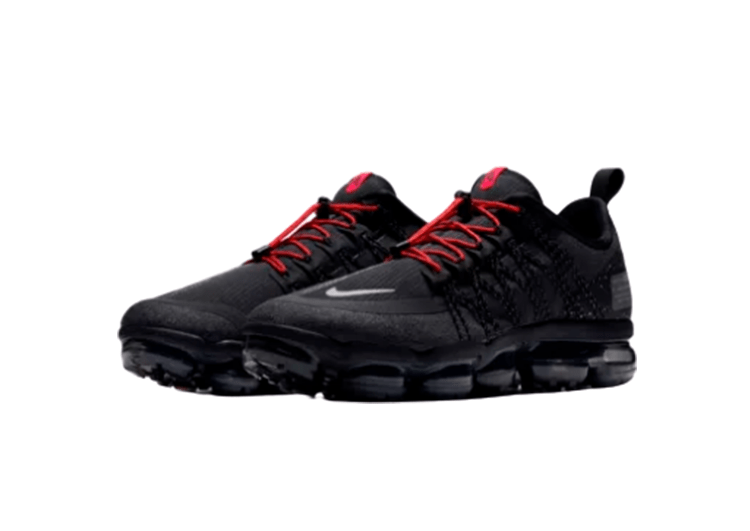נעלי נייק-NIKE AIR VAPROMAX 2019 - FULL-BLACK - RED RIBBON – תמונה 2