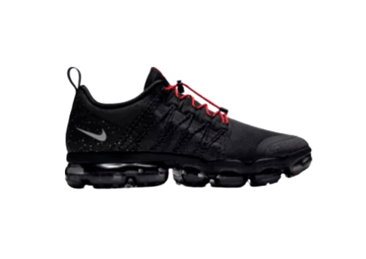 נעלי נייק-NIKE AIR VAPROMAX 2019 - FULL-BLACK - RED RIBBON – תמונה 6