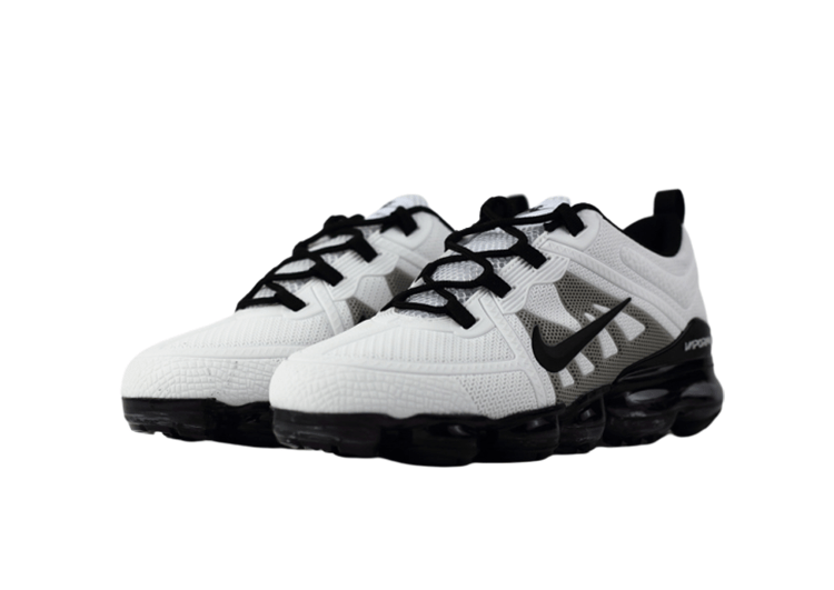 נעלי נייק-NIKE AIR VAPROMAX 2019 - WHITE-BLACK LOGO – תמונה 2