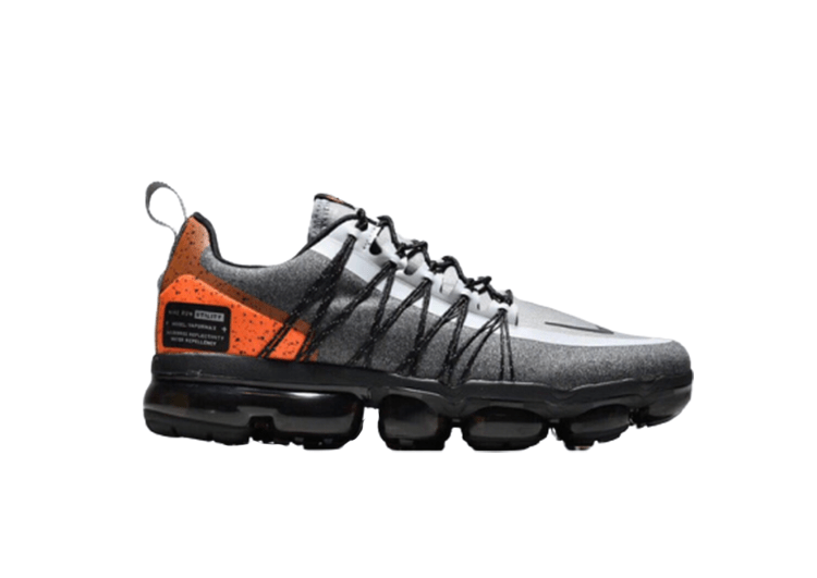 נעלי נייק-NIKE AIR VAPROMAX 2019 - WHITE - GRAY - ORG – תמונה 9