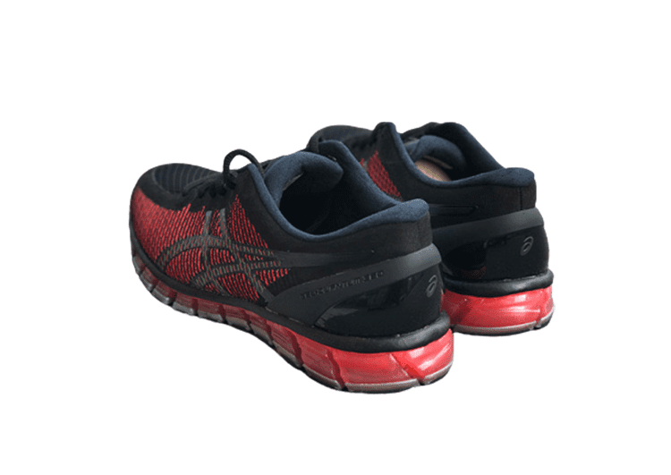 נעלי אסיקס-ASICS - Black & Red Body – תמונה 3