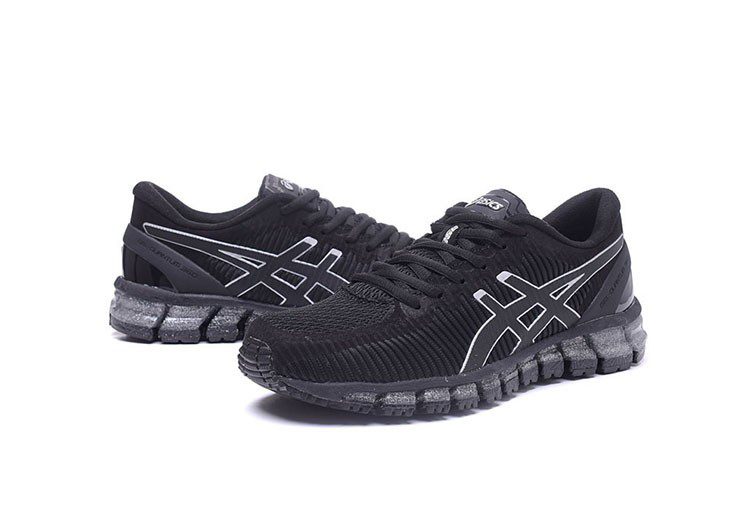 נעלי אסיקס-ASICS - CM -Black & Silver – תמונה 2